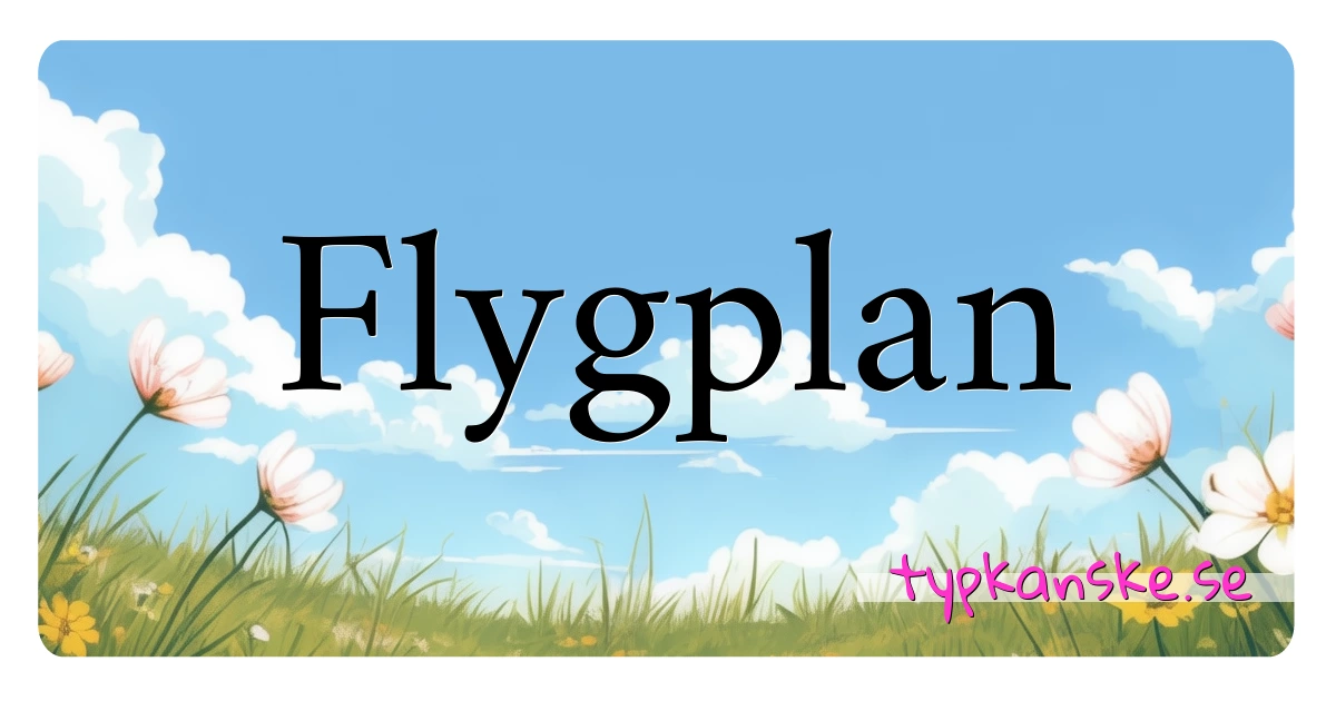 Flygplan synonymer korsord betyder förklaring och användning