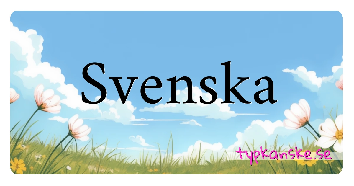 Svenska synonymer korsord betyder förklaring och användning