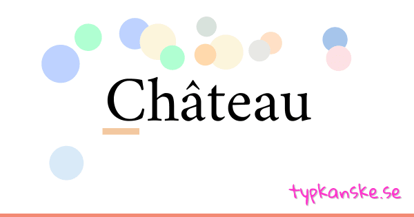 synonym-till-ch-teau