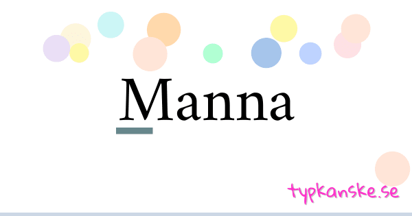 synonym-till-manna