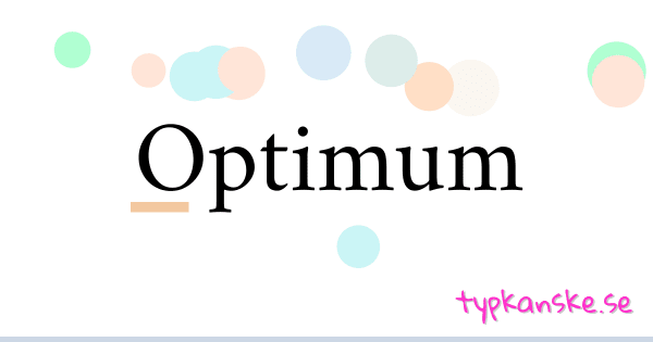 synonym-till-optimum