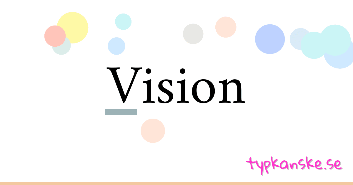 synonym-till-vision