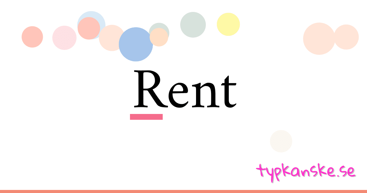 synonym-till-rent