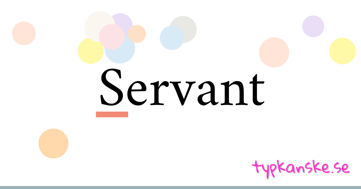 synonym-till-servant