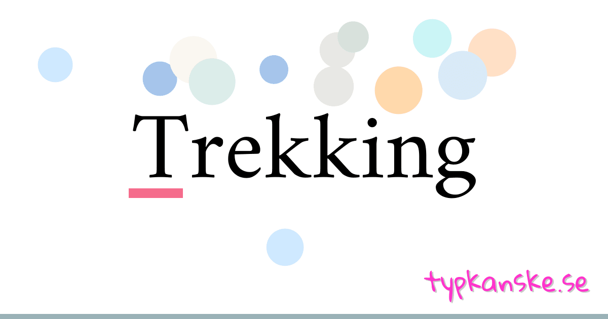 synonym-till-trekking