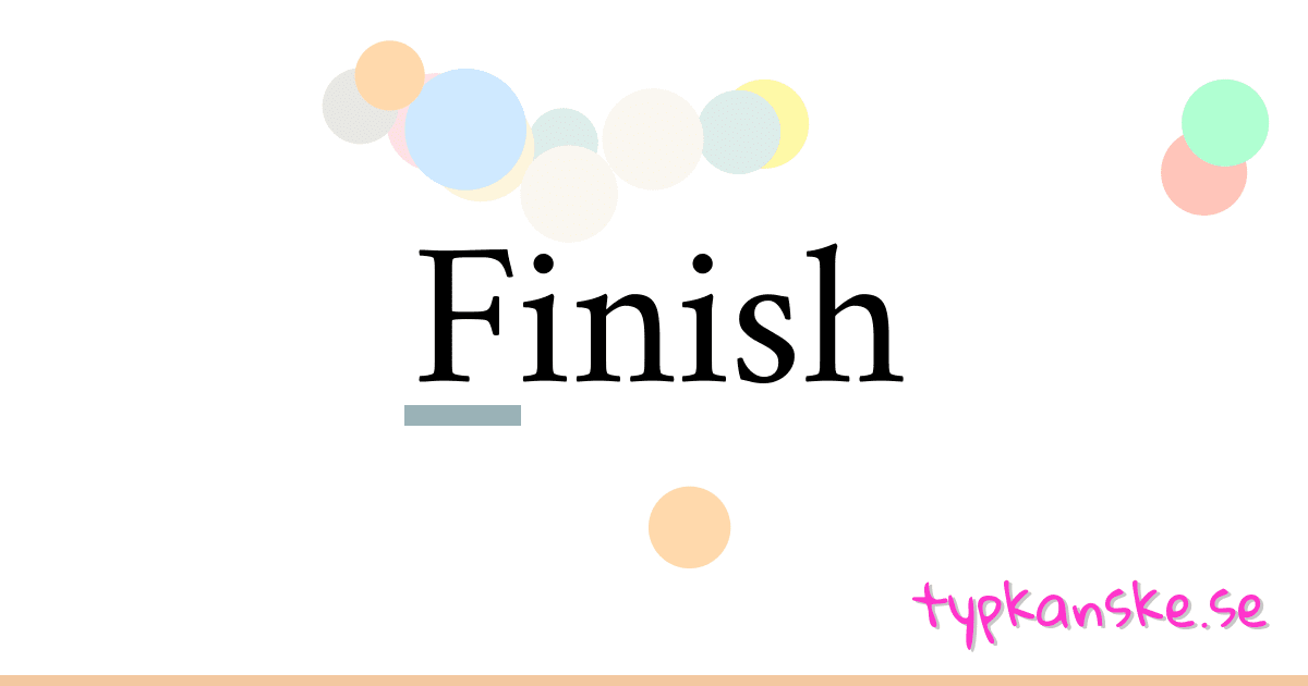 synonym-till-finish