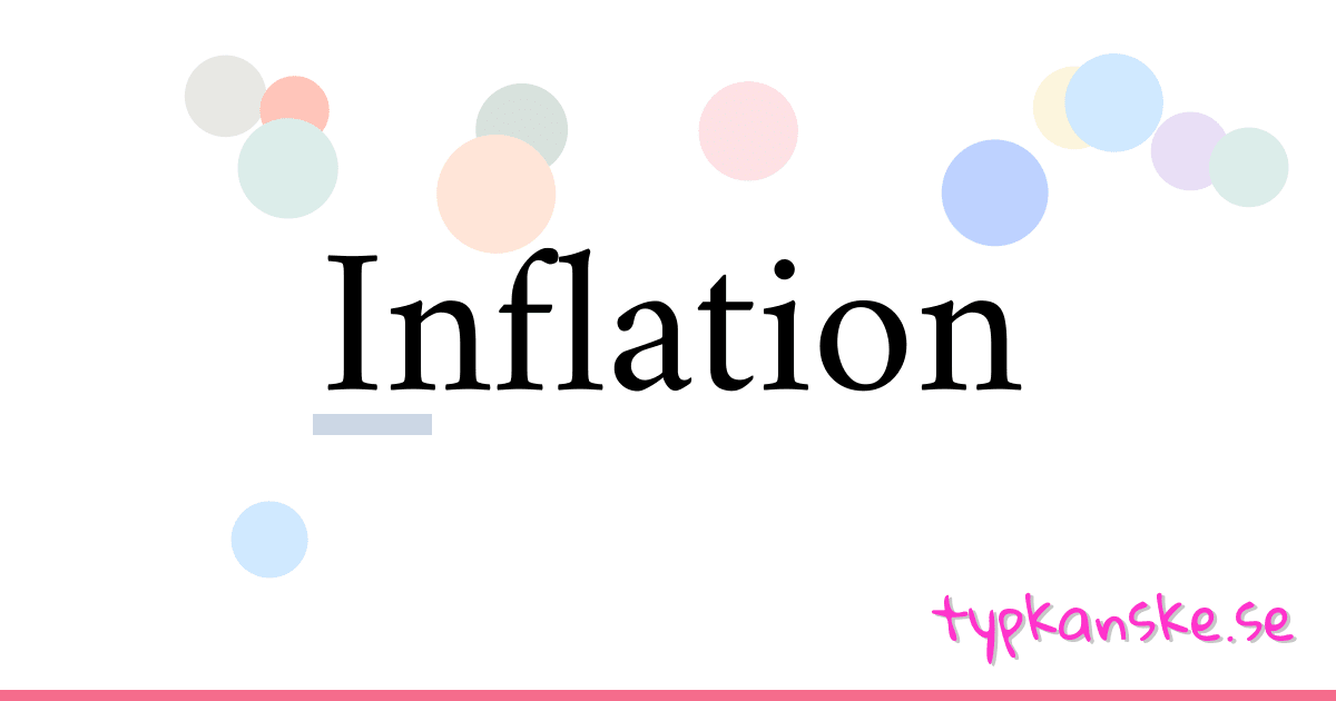 Synonym till Inflation