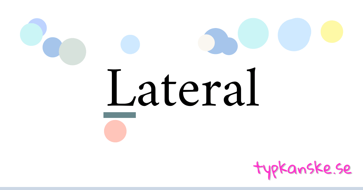 synonym-till-lateral