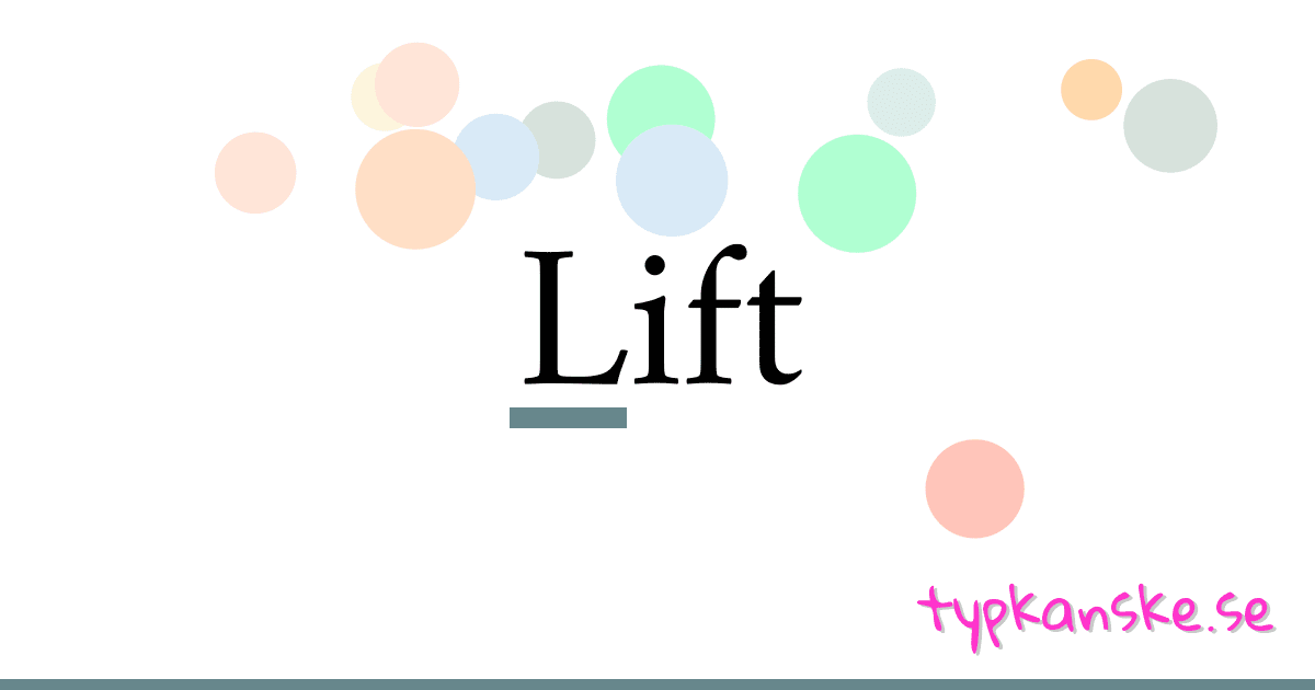 synonym-till-lift