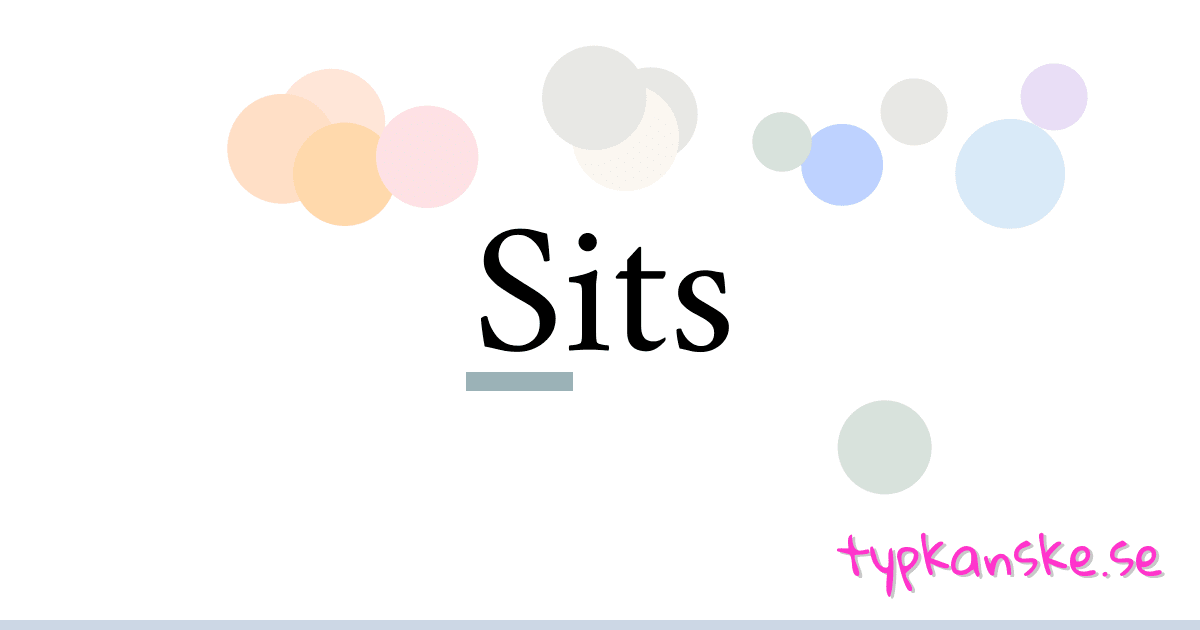 synonym-till-sits