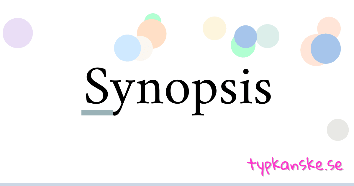 synonym-till-synopsis